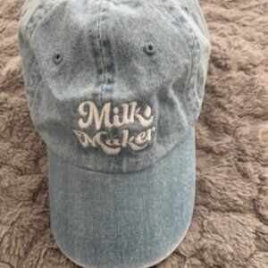 Milk Make Blue Jean hat NWT
